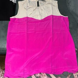 Kate Spade pink sleeveless blouse